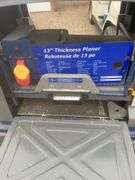 Mastercraft maximum 13" thickness planer on stand working condition