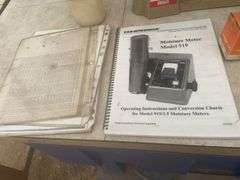 Working 919 with a 3 1/2" bar lab electronic grain tester comes with a scale, books and charts