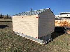 Ice fishing shack 91" x 112" - DOOR NEEDS REPAIR