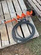 RV extension cord, manual ice auger