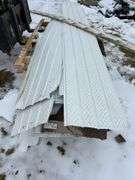 Qty of soffit WHITE - some have been damaged by wind