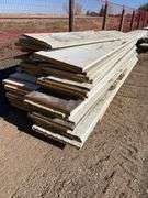 Large Qty of garage door panels various sizes & lengths (2 stacks)