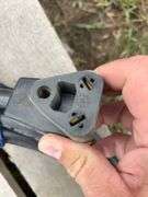 RV extension cord, manual ice auger