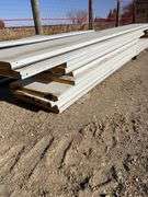 Qty of garage door panels various sizes & lengths (1 stack)