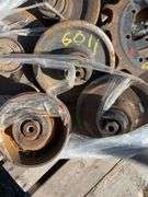 Pallet of Case 270 skidsteer bogey wheels & idlers - drive sprockets reversed once