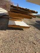 Qty of garage door panels various sizes & lengths (1 stack)