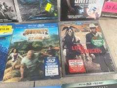 Quantity of Blu-ray DVDs