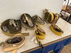 Qty of ratcheting straps