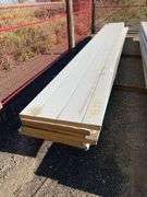 Qty of garage door panels various sizes & lengths (1 stack)