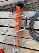 RV extension cord, manual ice auger