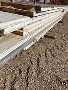 Qty of garage door panels various sizes & lengths (1 stack)