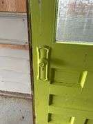 OFFSITE MELFORT: 32"x80" Antique fir door