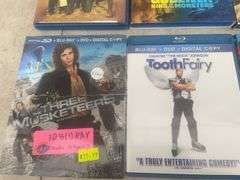 Quantity of Blu-ray DVDs