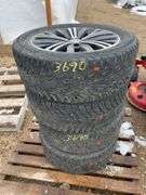 4 tires/rims off of a 2018 VW 245/50R18