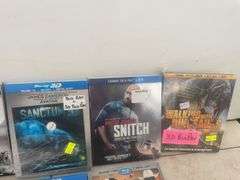 Quantity of Blu-ray DVDs