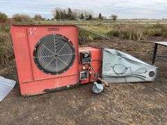 25hp 3phase aeration fan c/w supplemental water heater - hasn’t been used in few years