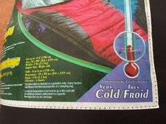 Woods mummy sleeping bag rated  for 15 below