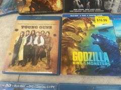 Quantity of Blu-ray DVDs