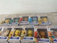 12 Pokémon, number 353, 453, 455, 504, 553, 580, 581, 629, 779, 781, 843, 850