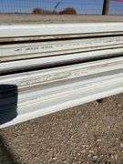 Qty of garage door panels various sizes & lengths (1 stack)