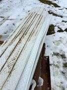 Qty of soffit WHITE - some have been damaged by wind