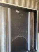 Unused 36 inch door comes in a 67 1/2 wide by 81 1/2 high frame