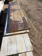 Qty of garage door panels various sizes & lengths (1 stack)