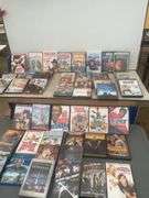 Approximately 50 DVDs