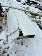 Qty of soffit WHITE - some have been damaged by wind