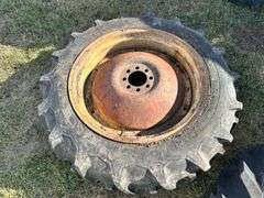 Two 10 - 28 6 Ply Rating Tires w/ Rims off Ford 8N