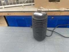 24" working fan, working bug zapper, queen size air mattress condition unknown