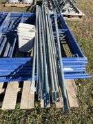 8 scaffold sections & 8 cross members