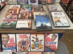 Approximately 50 DVDs