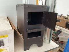 Nu-Way mini woodburning stove for ice shacks. Unused