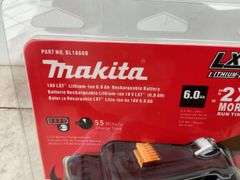 Makita 18 V LXT lithium ion, 6.0 AH rechargeable battery