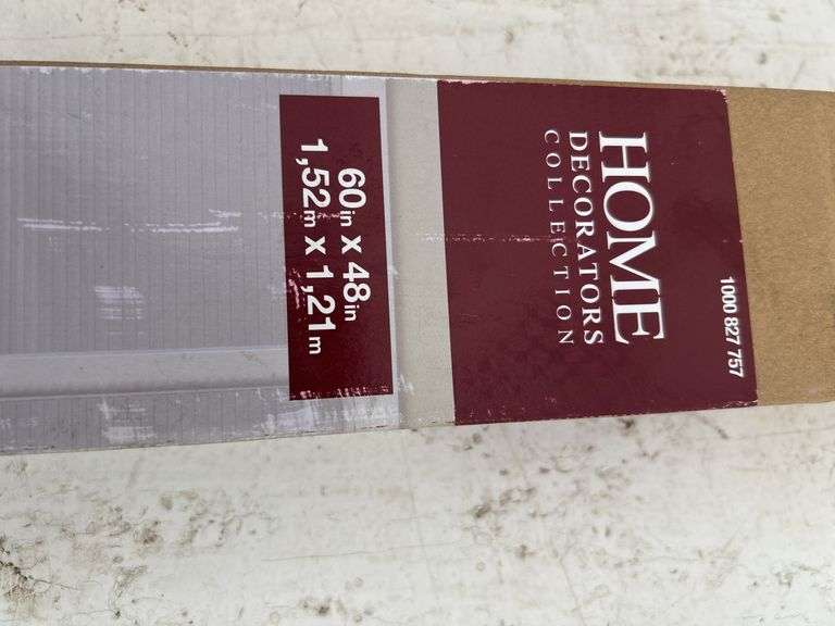 Pictures & 60” x 48” blind