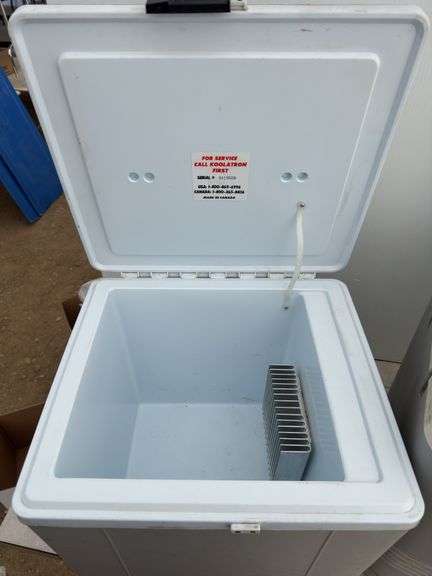 2 coolers - smaller one missing cord, condition unknown