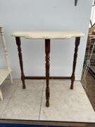 2 antique wooden stands, wooden corner stand, wooden stand