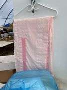 Curtains, quilt batt, folding laundry hamper, sewing basket (handle damaged) etc