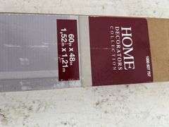 Pictures & 60” x 48” blind