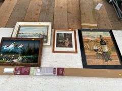 Pictures & 60” x 48” blind