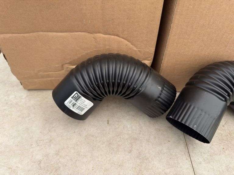 Qty of 3” x 90 Rigid black elbows