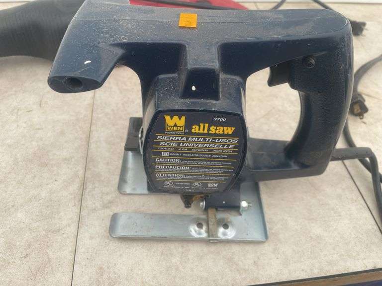 Hardly used Skil reciprocating saw, working WEN saw