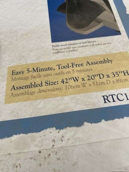 Tool rack system in box