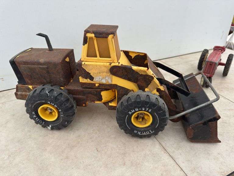 Tonka steel loader, International tractor