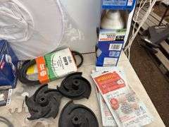 Qty of misc lights, beekeeper equipment, fuses, belts etc