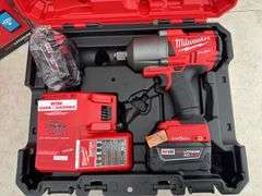 UNUSED Milwaukee  M18 FUEL 3/4” Impact high torque kit c/w carry case, 2 batteries and charger