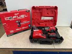 UNUSED Milwaukee  M18 FUEL 3/4” Impact high torque kit c/w carry case, 2 batteries and charger