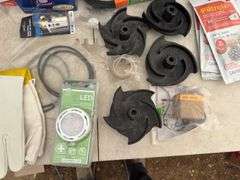 Qty of misc lights, beekeeper equipment, fuses, belts etc