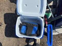 Qty of shovels, cooler, brushes, chemical sprayer etc
